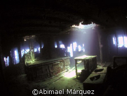 Interior of The Witshoal, St. Thomas, U.S.V.I. by Abimael Márquez 